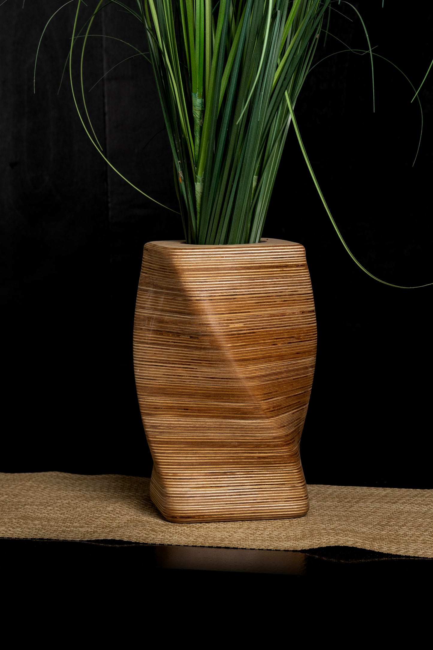 Twisted Layered Birch Vase (contact us for shipping info)