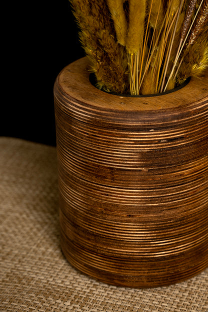 Layered Birch Vase (contact us for shipping info)