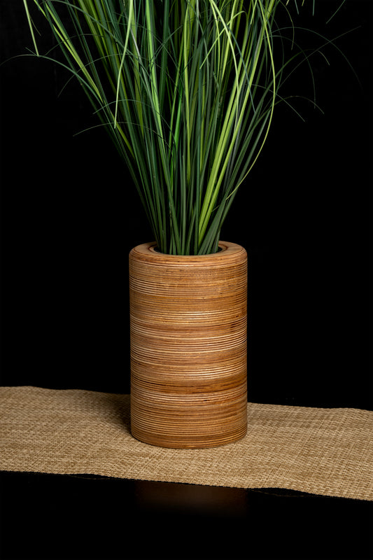 Round Layered Birch Vase (contact us for shipping info)