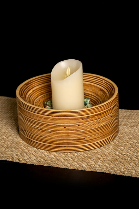 Layered Birch Decorative Bowl (contact us for shipping info)